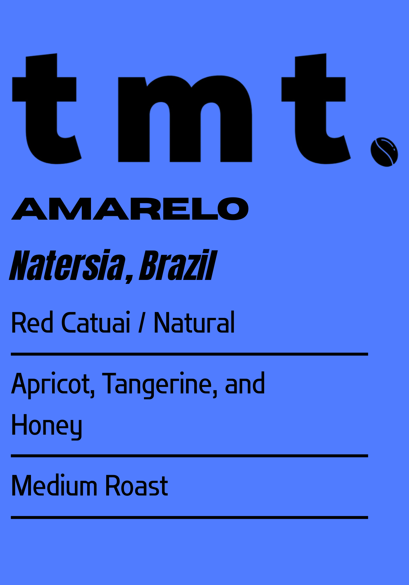 Amarelo coffee bag